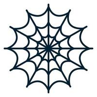 halloween spider web icon vector