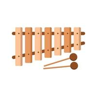 music xylophone design vector