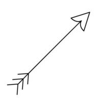 line arrow design vector