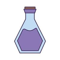 purple magic potion vector