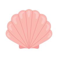 pink clam design vector