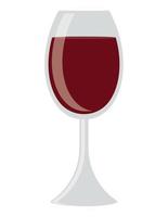 red wine glass vector