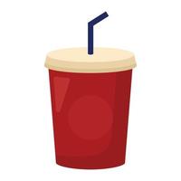 red drink design vector