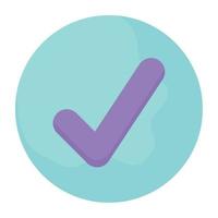 check mark button vector