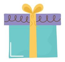 colored gift design vector