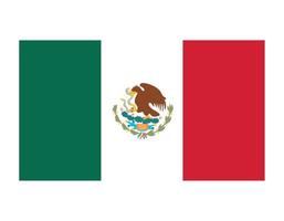 diseño de la bandera mexicana vector