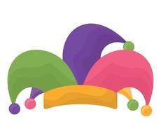 jester hat design vector