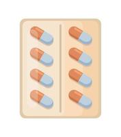 pills tablet design vector