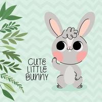 cute little bunny vector