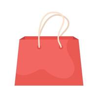 bolsa de compras roja vector