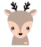 cute deer design vector