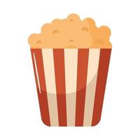 popcorn box illustration vector