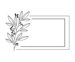 luxury square frame vector