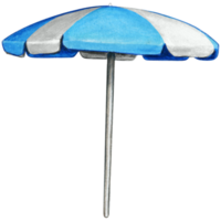 aquarelle coloré été plage parapluie png