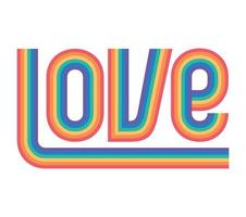 love lettering illustration vector