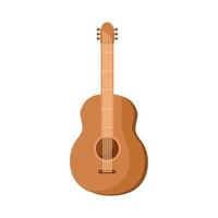 acoustic guitar design vector