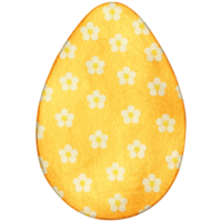 Aquarell süß dekoriert Ostern Ei png