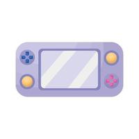 gray portable videogame vector