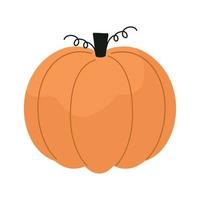 diseño de calabaza naranja vector