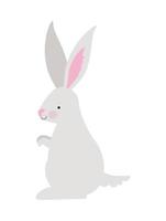 happy bunny design vector