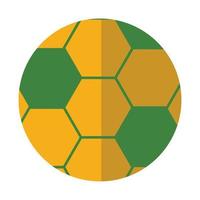 brasileño fútbol pelota vector