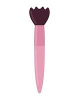 makeup brush design vector