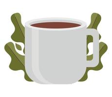 ceramic coffee mug vector