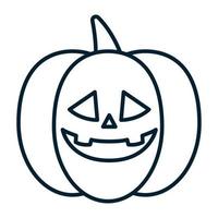 halloween pumplin icon vector