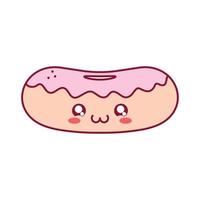 happy donut design vector