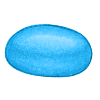 Watercolor hand drawn jelly bean png