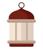 arabian lantern design vector