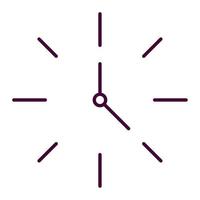 clock icon design vector