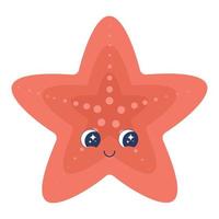 cute starfish design vector