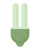 green saving light bulb vector