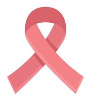 colorful breast cancer ribbon vector