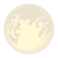 full moon illustration vector