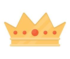 golden crown design vector