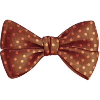 watercolor hand drawn cute silk bow png