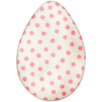 vattenfärg söt dekorerad påsk ägg png