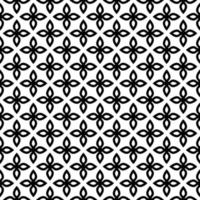 Black and white seamless pattern texture. Greyscale ornamental graphic design. vector