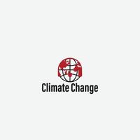 climate change logo vector