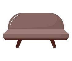 colored sofa design vector