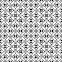 Black and white seamless pattern texture. Greyscale ornamental graphic design. vector