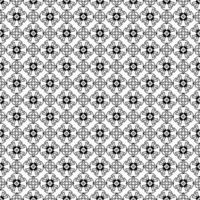 Black and white seamless pattern texture. Greyscale ornamental graphic design. vector