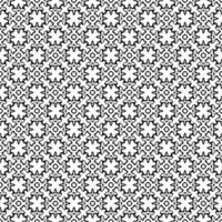 Black and white seamless pattern texture. Greyscale ornamental graphic design. vector