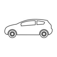 automóvil icono vector. coche ilustración firmar recopilación. vehículo símbolo. auto logo. vector