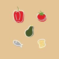 icono de comida ilustración vectorial vector