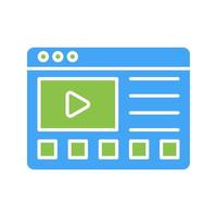 Online Tutorials Unique Vector Icon