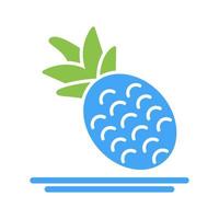 Pineapple Unique Vector Icon