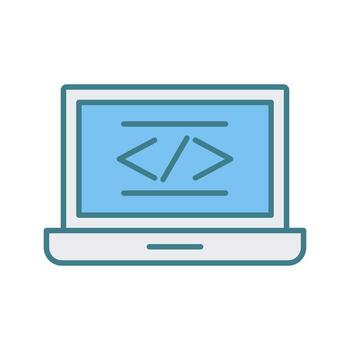 icono de vector de codificación